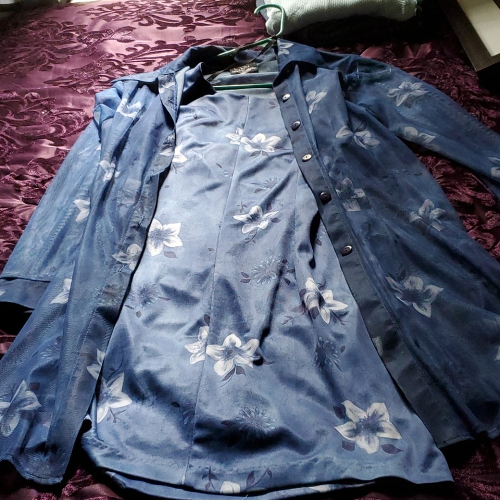 Dress with shear that is removable